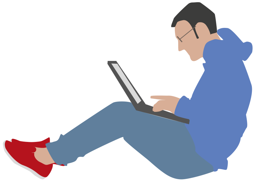 Mann-mit-Laptop-auf-Knien
